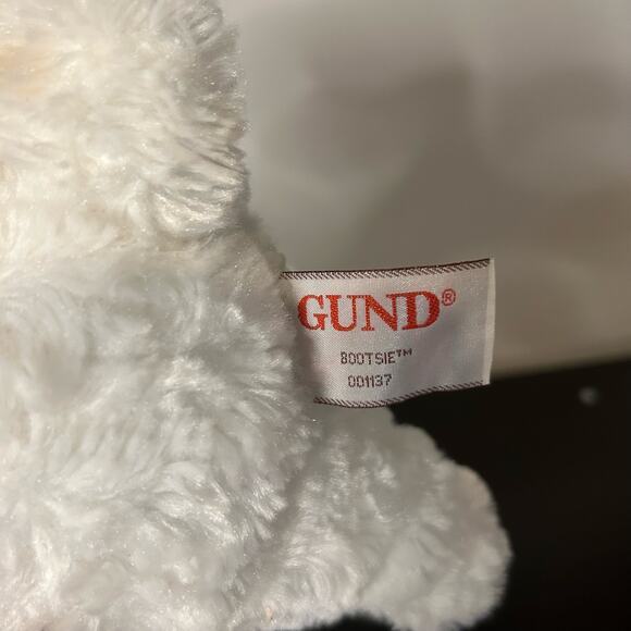 Gund Bootsie Kitty Cat Plush 001137 White Orange Tabby Small 9" Stuffed Toy - Picture 6 of 7